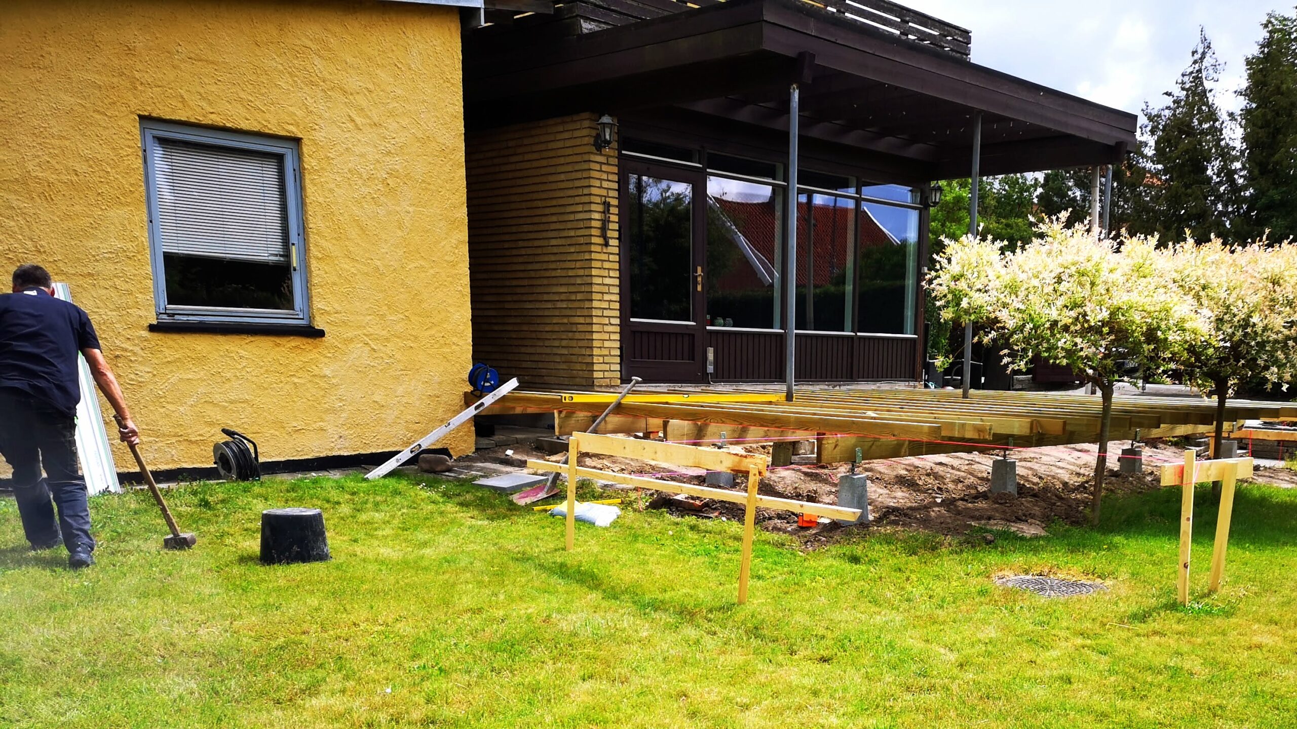 overdaekket terrasse sakskoebing